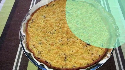 Tarte façon crumble au Chocolat