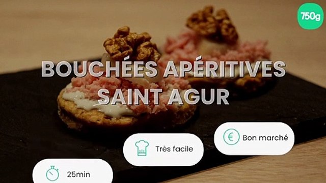 Bouchées apéritives Saint Agur