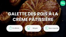 Galette des rois à la crème pâtissière