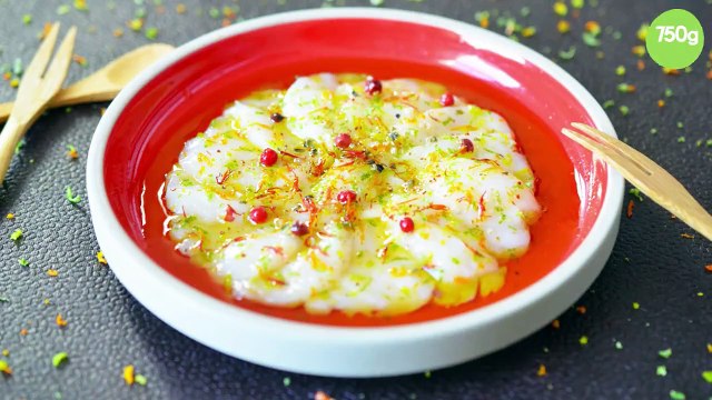 Carpaccio de Saint-Jacques aux zestes d'agrumes