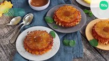 Mini-tartes tatin à l'ananas caramélisé