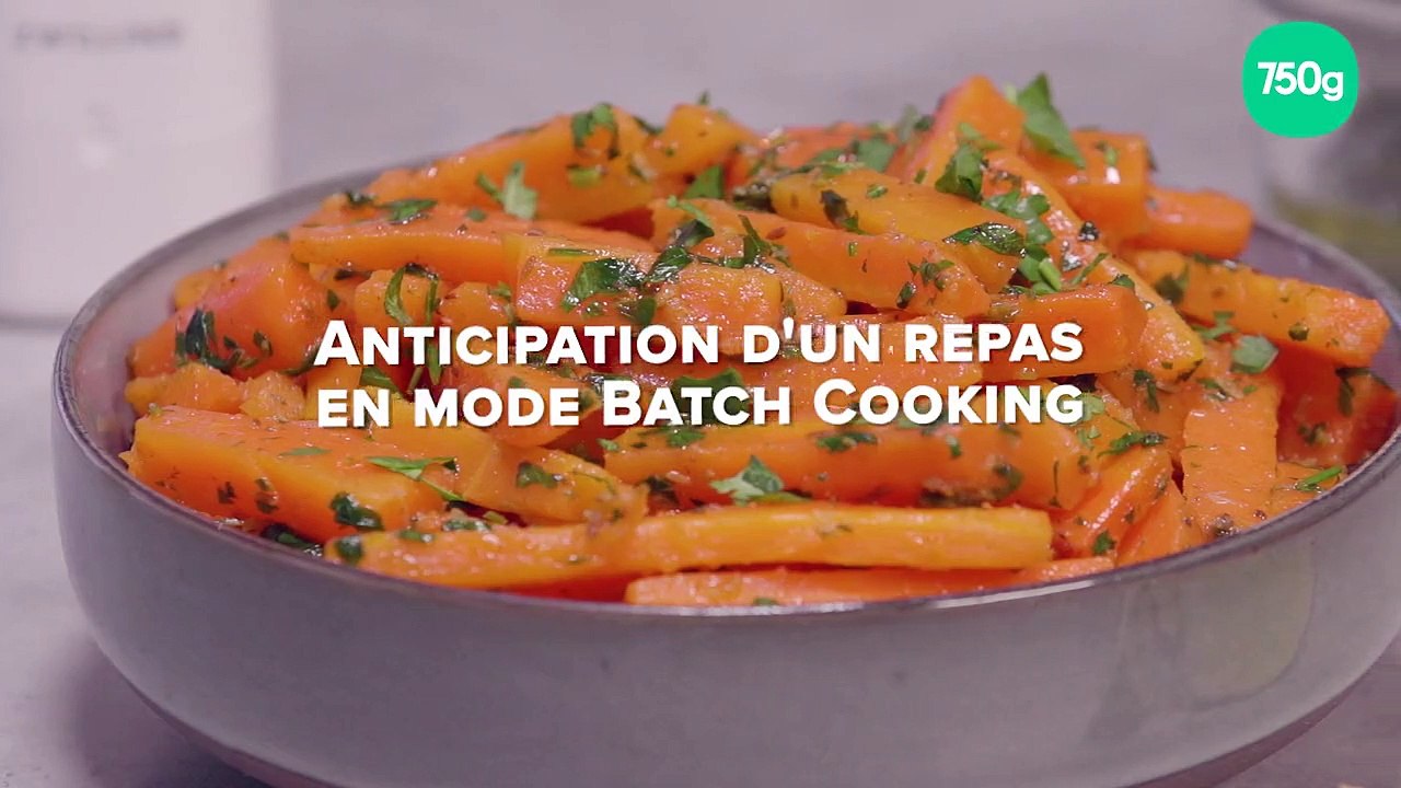 Carottes à la chermoula et pesto de fanes de carottes