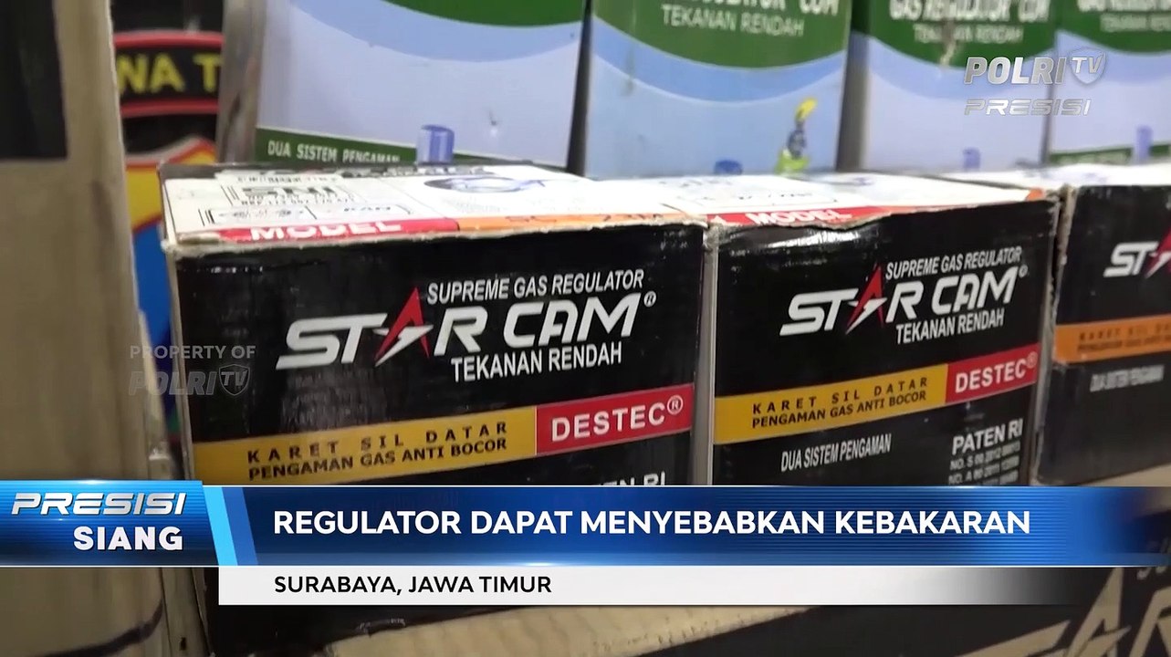 Polda Jatim Bongkar Pembuatan Regulator Tak Ber-SNI