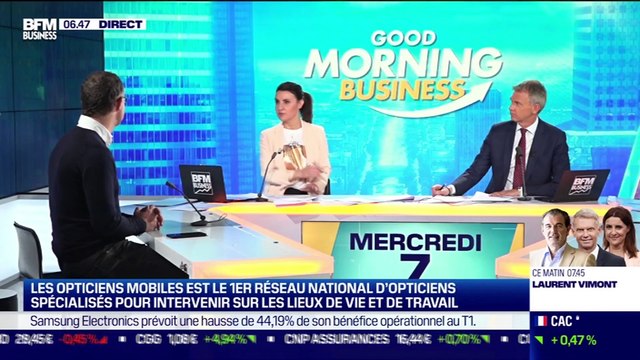 Matthieu Gerber (Les Opticiens Mobiles) : Les Opticiens Mobiles interviennent sur les lieux de travail - 07/04