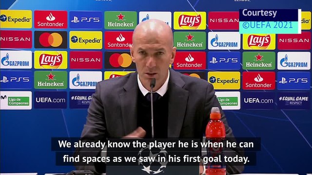 Vinicius' performance gives Real Madrid confidence - Zidane