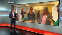 Underskrifter imod busbesparelser | Protest mod buslukninger | Midttrafik | Hedensted | 09-08-2017 | TV SYD @ TV2 Danmark