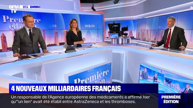 Quatre nouveaux milliardaires français - 07/04