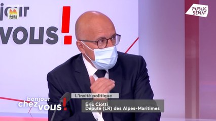 « SI nous avions confinés plus tôt, nous serions sortis de la crise aujourd’hui » assure Eric Ciotti