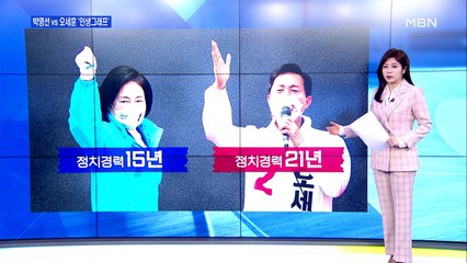 [MBN 프레스룸] 박영선 vs 오세훈 '인생그래프'