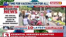 Covid Norms Flouted In Mumbai’s Dadar Market Fresh Curbs Amid Covid Surge NewsX