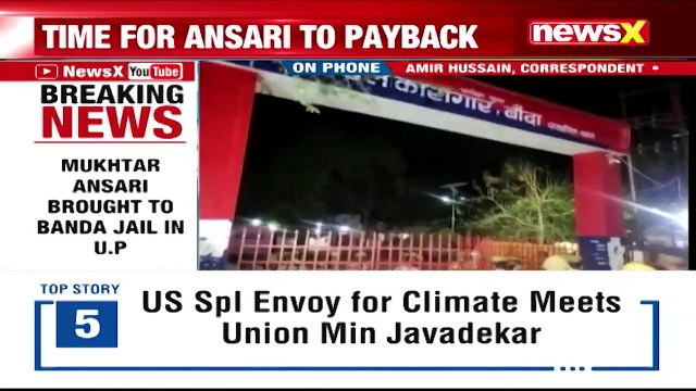 Mukhtar Ansari Taken To UP’s Banda Jail Move Amidst Tight Security NewsX