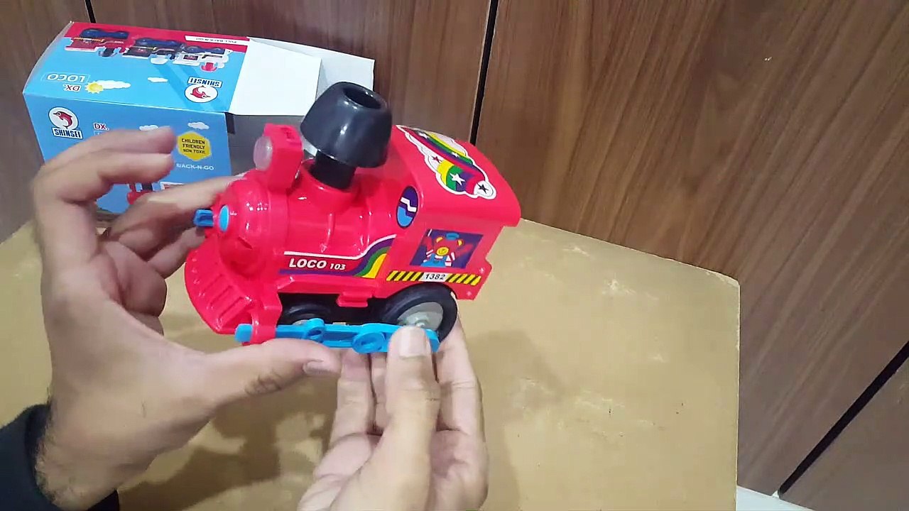 Unboxing and Review of Mintoy Shinsei Loco Engine Toy DX train for kids gift
