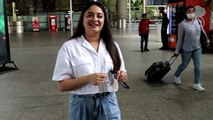 Mahhi Vij shoot करके वापस लौटी Mumbai, media को दिए पोज; Watch video | FilmiBeat