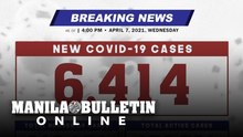 BREAKING: DOH reports 6,414 new cases, bringing the national total to 819,164, as of April 7, 2021.