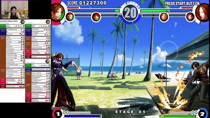 (PS2) King of Fighter XI - 11 - Kusanagi Yagami Team - Lv 8... I could have done it...