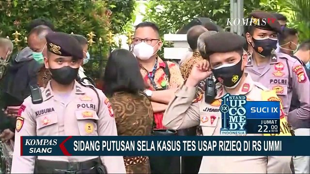 PN Jaktim Gelar Sidang Putusan Sela Kasus Swab Palsu Rizieq Shihab