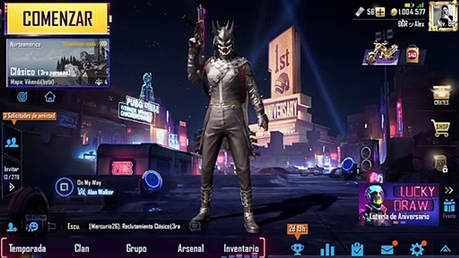 Lobby Video With VeeR 👉 @ICQ AWAIS YT😈 جی 🥀 #pubg #pubgmobile #lobb