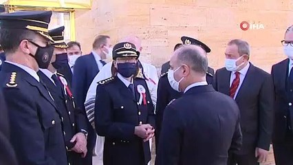 Emniyet teşkilatından kuruluşunun 176. yılında Anıtkabir'e ziyaret