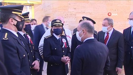 Emniyet teşkilatından kuruluşunun 176. yılında Anıtkabir'e ziyaret