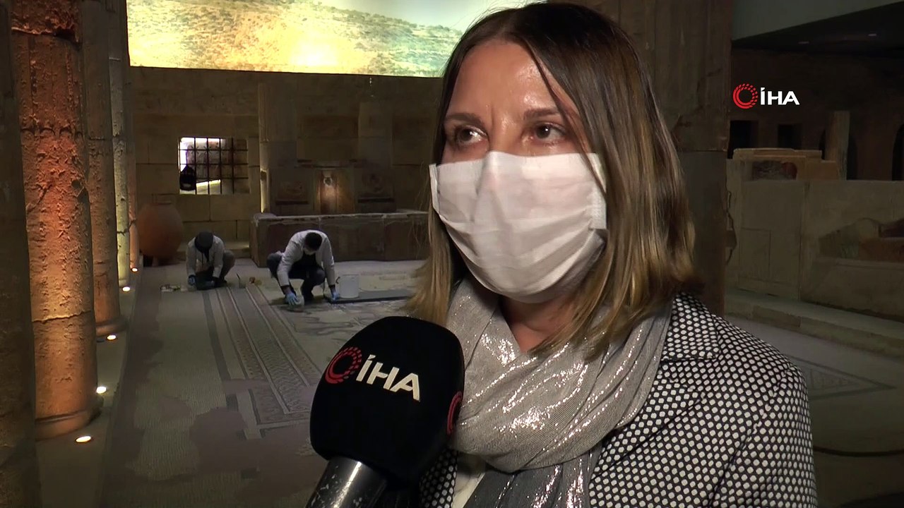 Dünyaca ünlü mozaikler hassas korumayla gelecek nesillere aktarılıyor