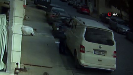 'Ayakkabıma kadar gasp edildim' demişti; kediyi tekmeleyip, arabalara zarar verdiği görüntüler ortaya çıktı