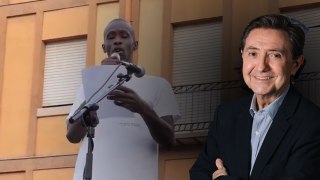 Federico Jiménez Losantos responde a Serigne Mbayé, el mantero de Pablo Iglesias