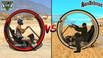 GTA 5 MONOWHEEL VS GTA SAN ANDREAS MONOWHEEL - WHICH IS BEST_