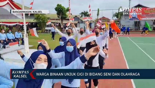 Pekan Olahraga dan Seni Bagi Napi dan Petugas Lapas Banjarmasin Sambut Hari Bhakti Pemasyarakatan