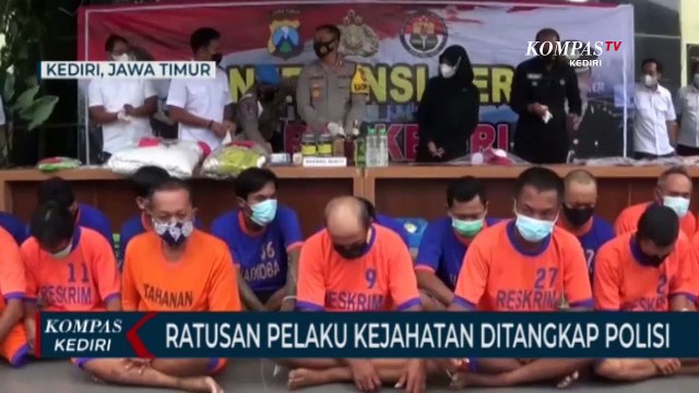 Polres Kediri Ringkus 273 Pelaku Kejahatan