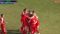 La superbe frappe enroulée d'Uroš Kabić avec les U17 serbes
