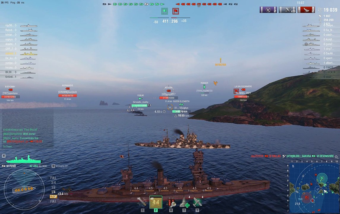 World of Warships | Fuso | 76k DM | 2 kill