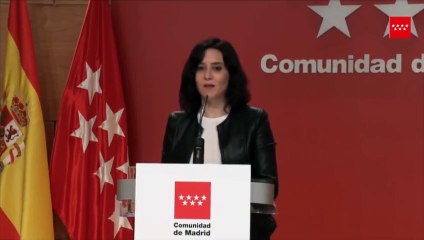 Ayuso: "Sería muy sospechoso que por primera vez no nos obliguen a cerrar el puente de mayo"