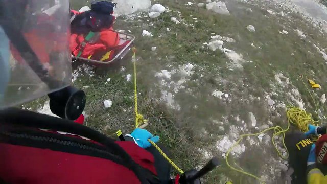 Eastbourne RNLI rescue injured base jumper at Beachy Head