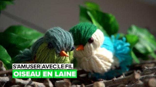 Jouez avec du fil : comment faire un oiseau en laine