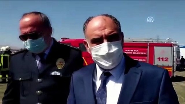 Konya'da gösteri uçağı düştü! Pilot şehit oldu