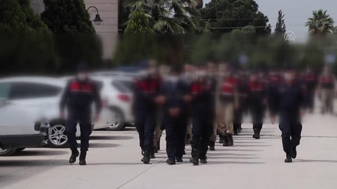 Osmaniye merkezli 11 ilde terör örgütü DEAŞ'a yönelik operasyonda 27 zanlı yakalandı (2)