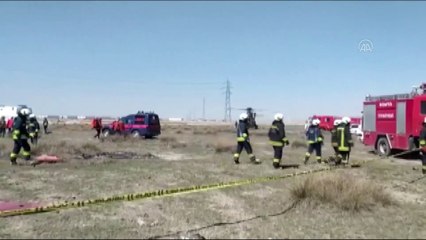 Konya'da TSK'ye ait gösteri uçağı düştü: 1 pilot yaşamını yitirdi