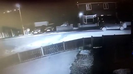 Car 'reverse rams into police vehicle' near Chesterfield