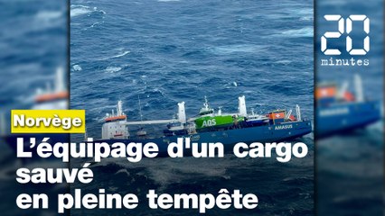 Norvège: L'équipage d'un cargo sauvé en pleine tempête