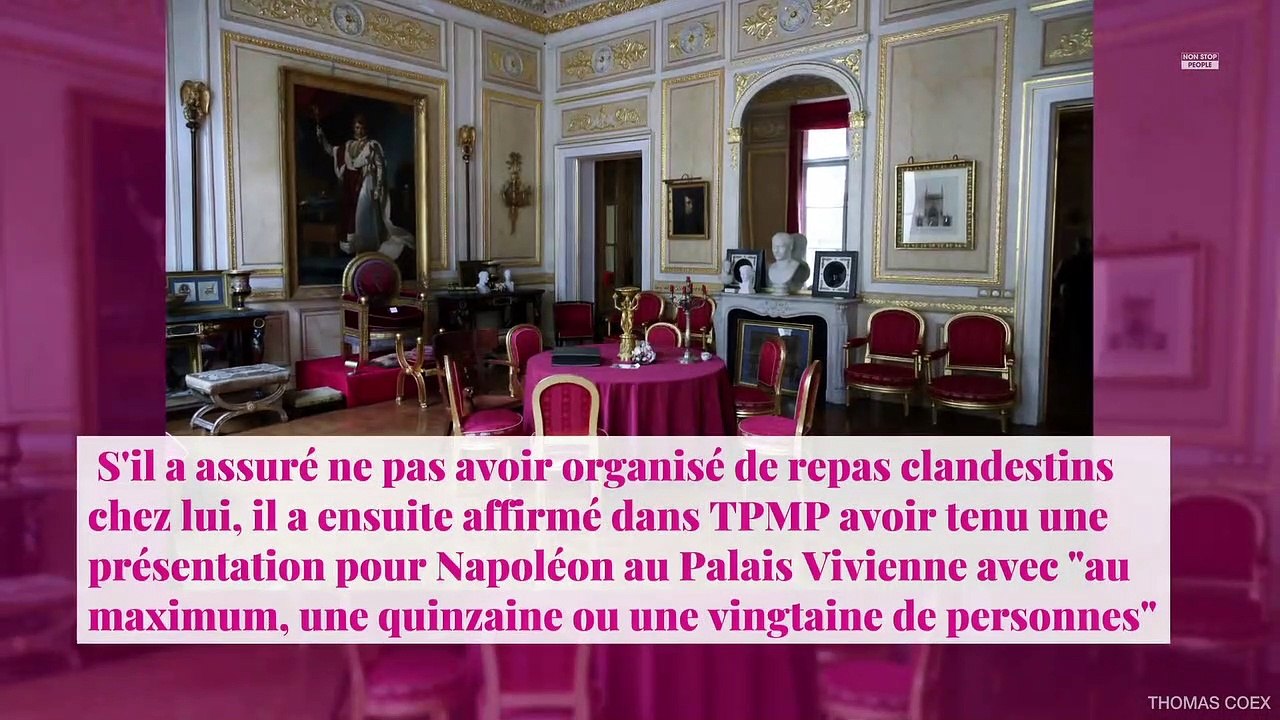 Pierre-Jean Chalençon reconnaît finalement avoir organisé des dîners clandestins