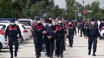 DEAŞ operasyonunda gözaltına alınan 27 kişi adliyeye sevk edildi