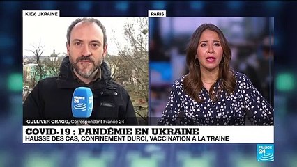 Pandémie de Covid-19 en Ukraine : hausse des cas, confinement durci et vaccination à la traine