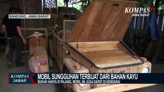 Mobil Berbahan Kayu Ini Bisa Dikendarai Lho!