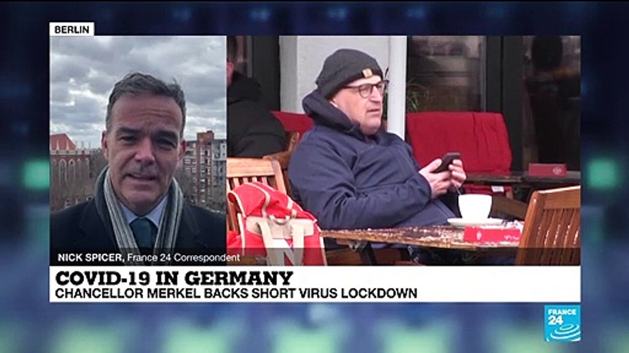 Merkel backs short virus lockdown
