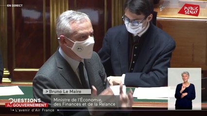 Secteur aérien : "Nous voulons décarboner cette industrie" affirme Bruno Le Maire