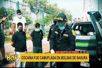 SMP: incautan más de 111 kilos de cocaína que era trasladada en una camioneta