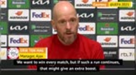 Ajax not thinking about unbeaten run - Ten Hag