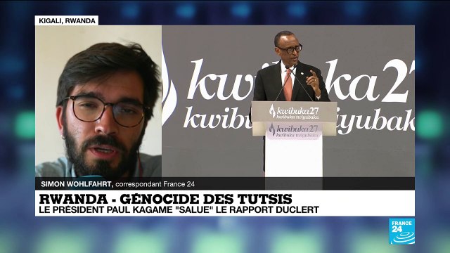 Génocide au Rwanda : pour le président P. Kagamé, le rapport Duclert est un important pas en avant