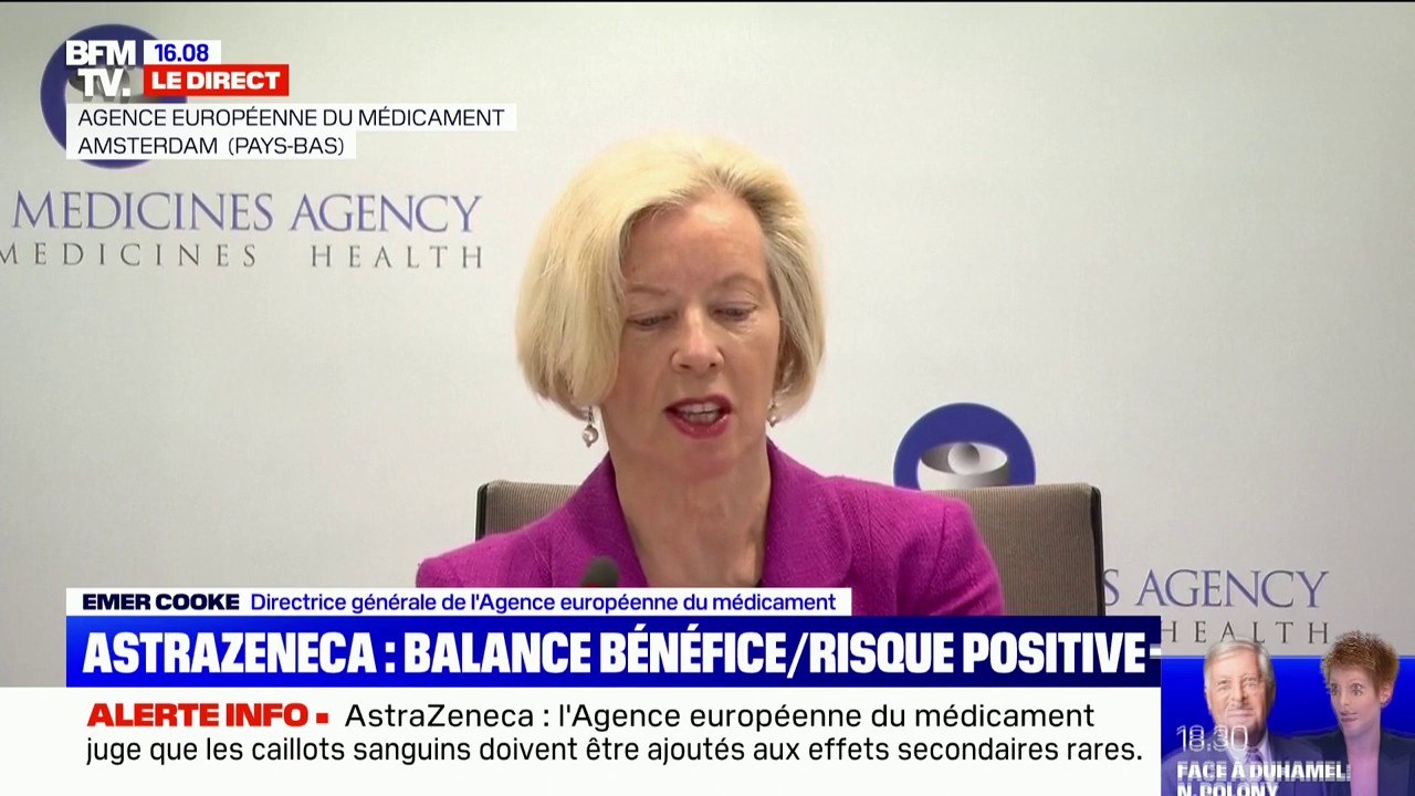 Vaccin AstraZeneca: une "réaction immunitaire" est une explication "plausible" des caillots