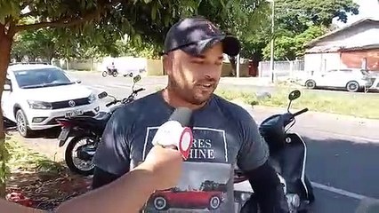 Umuarama: Picape de jardineiro tem princípio de incêndio no motor